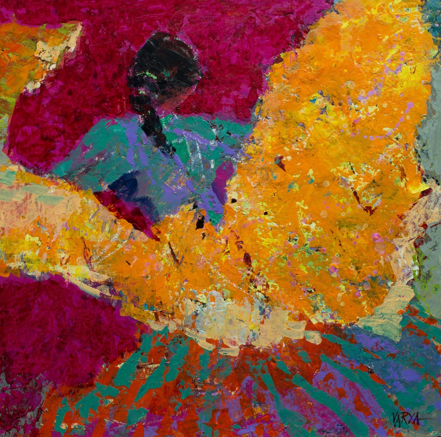 abstract female figurative painting