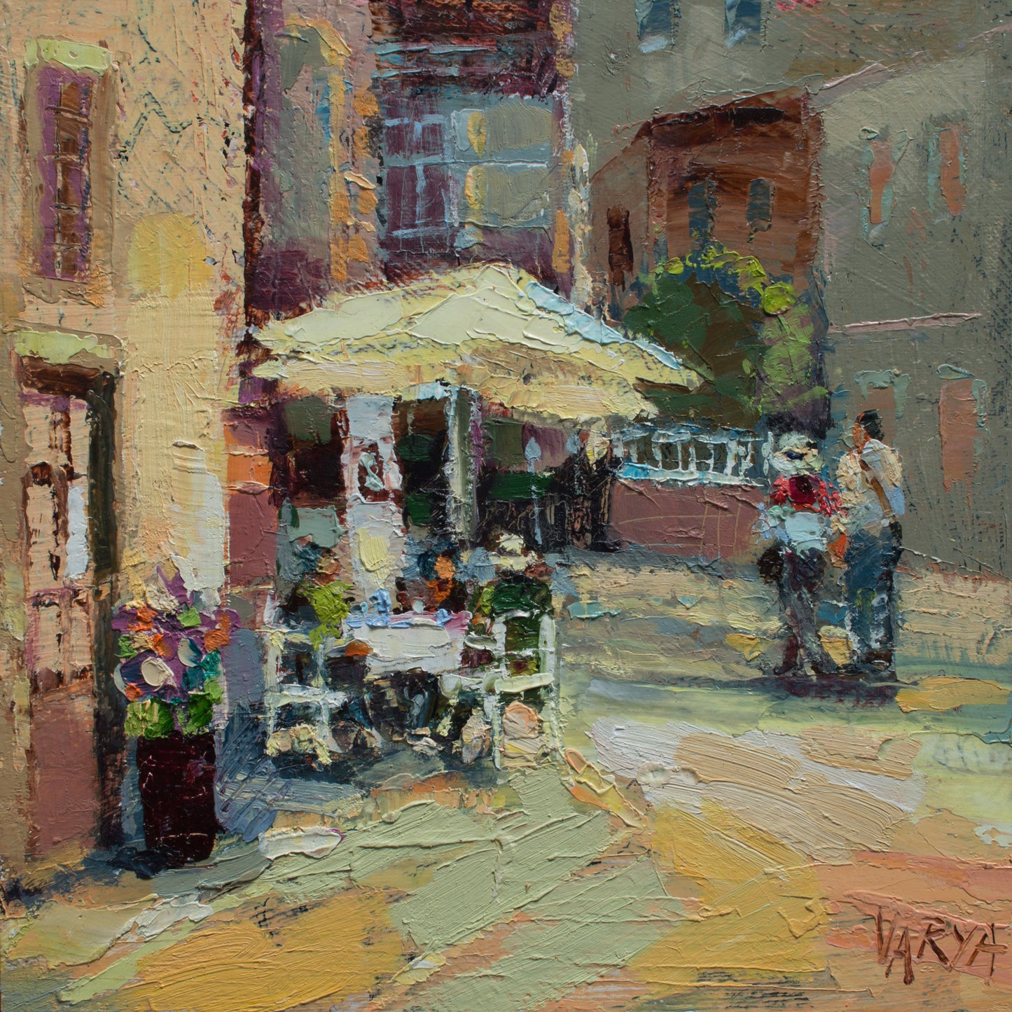 European scene oil painting